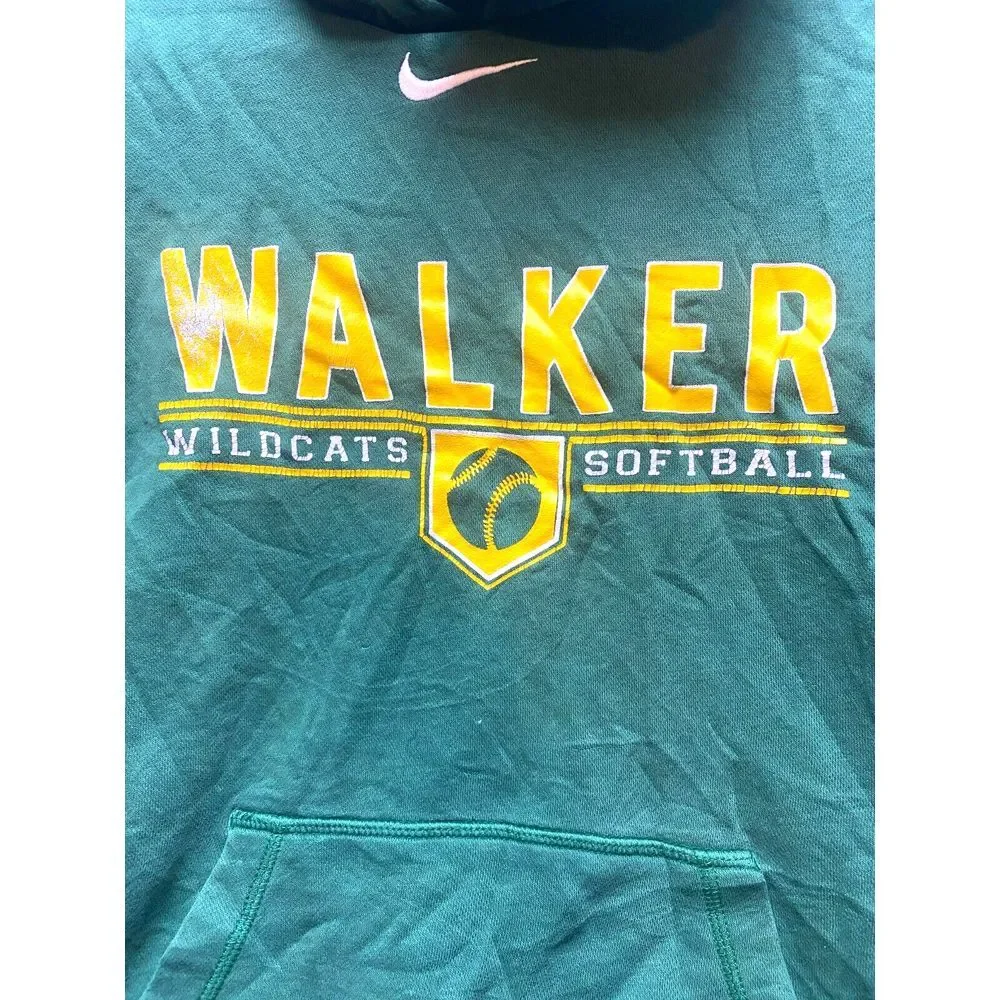Walker Sweatshirt Adult‎ Small Nike High School Wildcats Softball Hoodie Mens